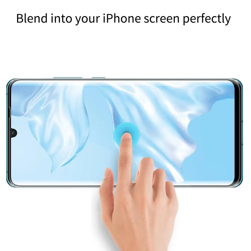Для Huawei P40 Pro Plus P30 Полное покрытие Закаленное стекло Защитная пленка NILLKIN 3D DS + MAX