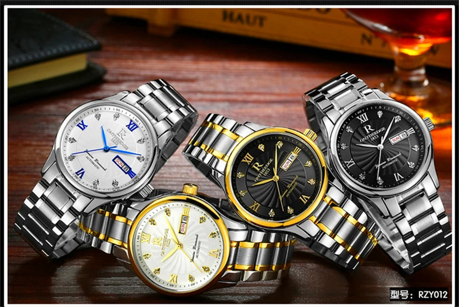 Часы наручные мужские кварцевые классические модные деловые водонепроницаемые