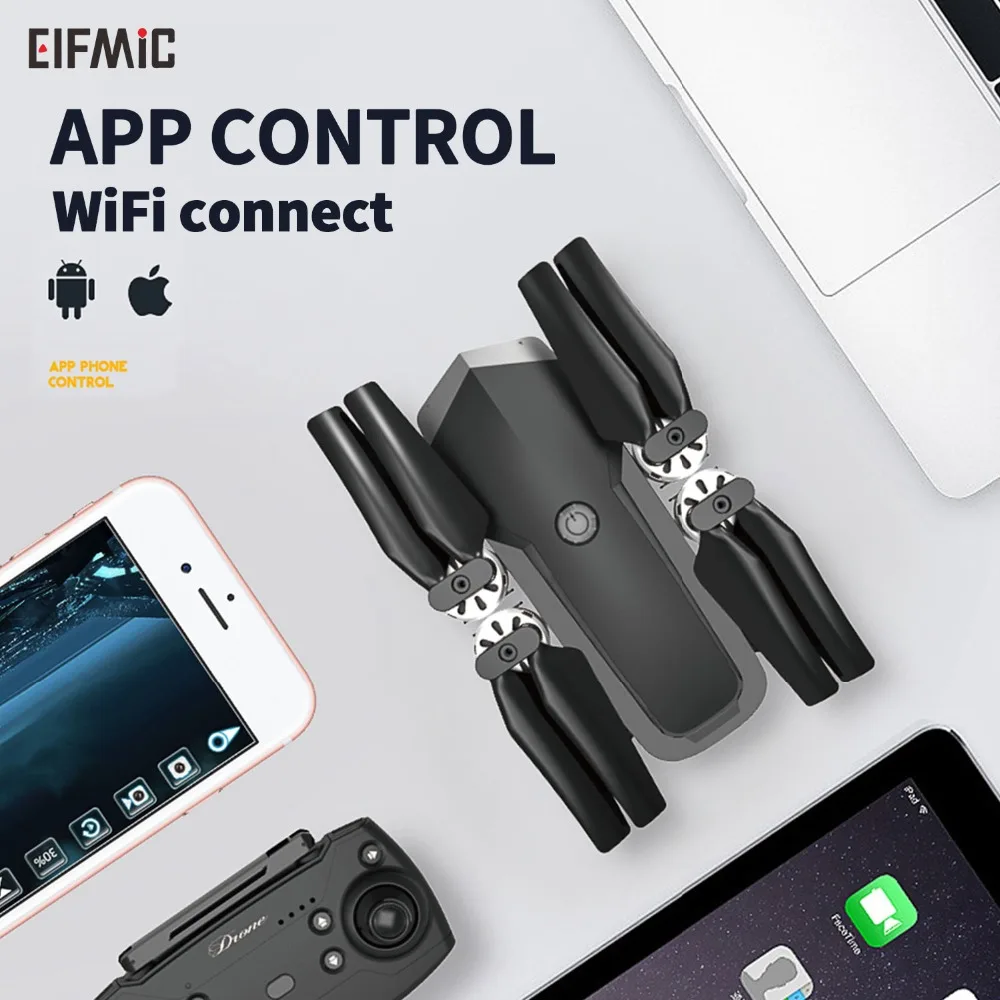 Оптовая продажа ELFMIC WiFi RC ручка контроллер 720 P 1080 HD камера четырехосевое складное