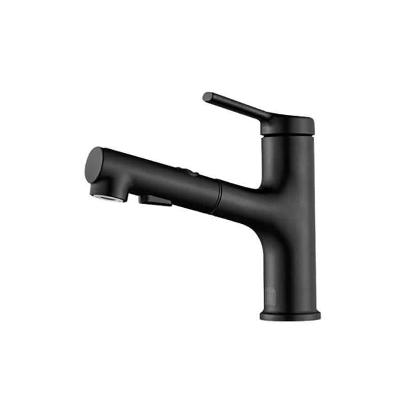 BLACK Conventional Xiaomi mijia diiib кран для раковины ванной комнаты Потяните промывочный распылитель полоскание чистящий кран кухонный кран от xiaomi Youpin - Цвет: BLACK Conventional