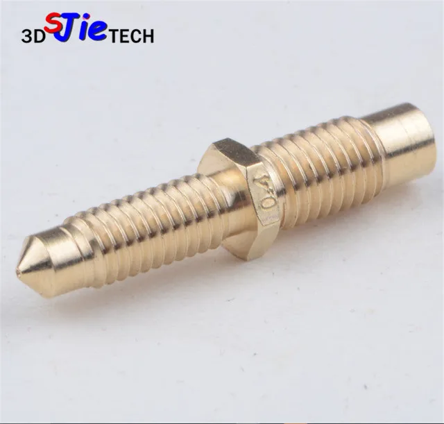 

3D Printer V6 Integrated Heatbreak with Nozzle Throad thermal barrel for V6 Hotend Extruder 0.2/ 0.4/ 0.8mm Optional
