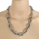 Цепочка на шею в стиле панк для мужчин и женщин, ручная работа, уличный чокер с металлическим воротником в стиле панк, готика, хип-хоп, кеттинг