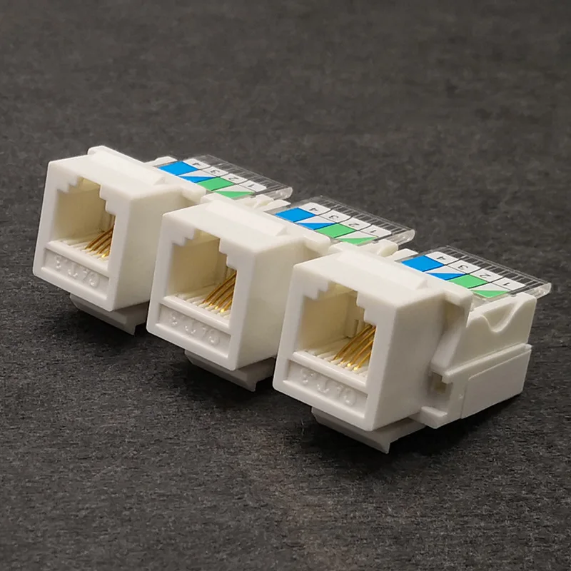 10 Units -Keystone Plug Wall Jack RJ11 Voice Module Cat3 Telephone Keystone | Мобильные телефоны и аксессуары