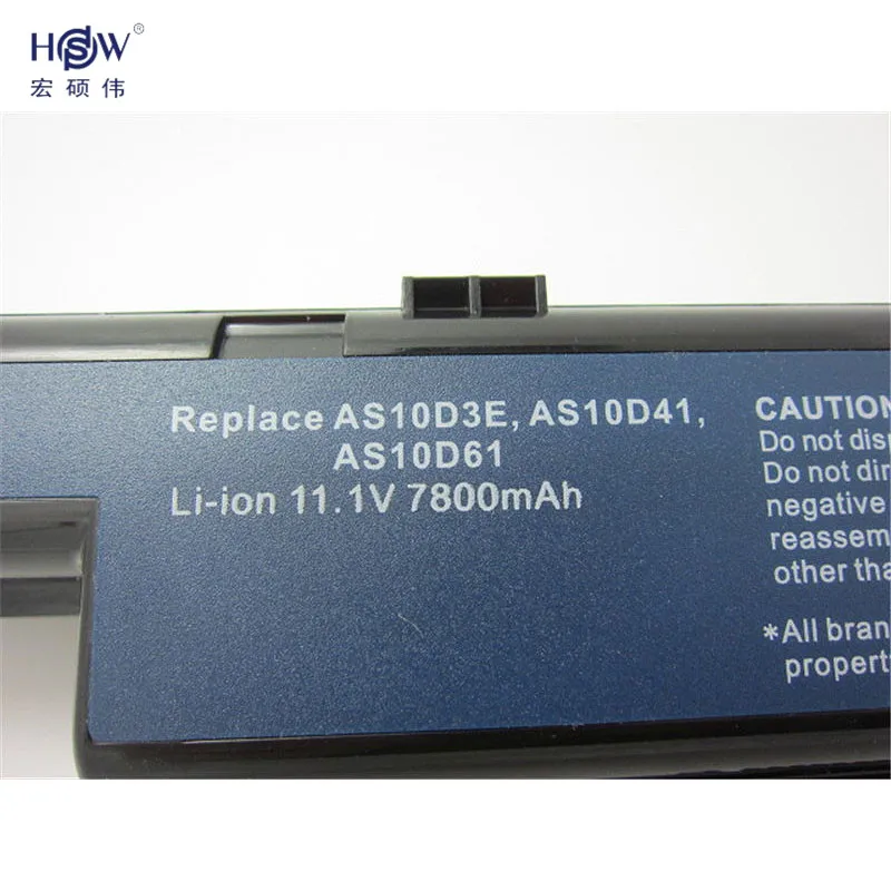 HSW Аккумулятор для ноутбука Acer 3ICR19/66 2 934T2078F AS10D AS10D31 AS10D3E AS10D41 AS10D51 AS10D61 AS10D71 AS10D73 AS10D75