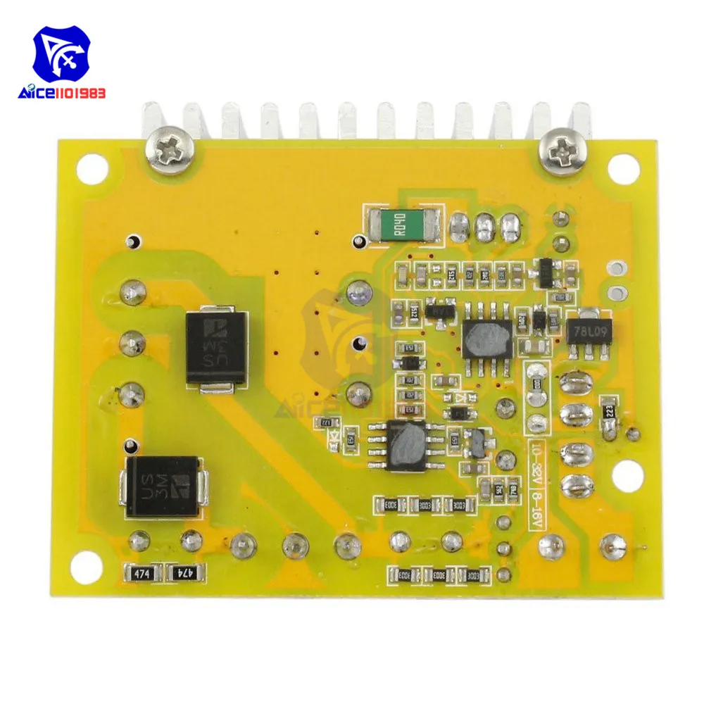 High Voltage DC-DC Boost Converter 8V-32V to ±5V-390V Adjustable ZVS Capacitor Charging Power Supply Module