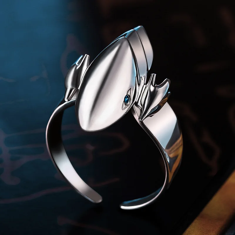 Yu Gi Oh Zexal Белый дракон сэто Кайба Yugioh кольцо 925 пробы кольцо|sterling ring|ring 925925 sterling rings |