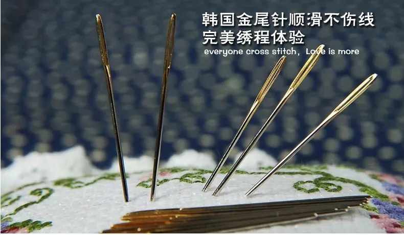 Набор для вышивки крестиком 14 карат Комплект сделай сам с рождественскими