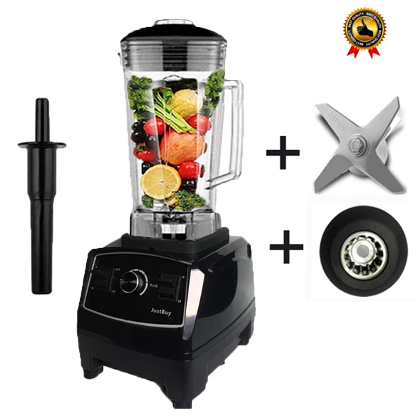 888Blackbladedrive 2200 Вт BPA бесплатно сверхмощный блендер профессиональная соковыжималка миксер кухонный комбайн ледяной смузи бар фрукты блендер - Цвет: 888Blackbladedrive