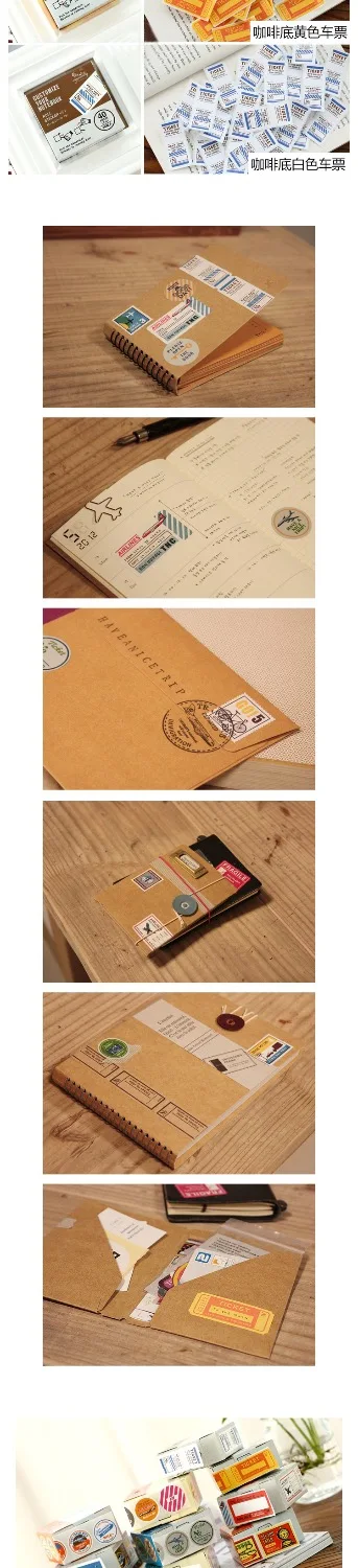 Винтаный бокс стикер сделай сам туристические наклейки на ноутбук канцелярские