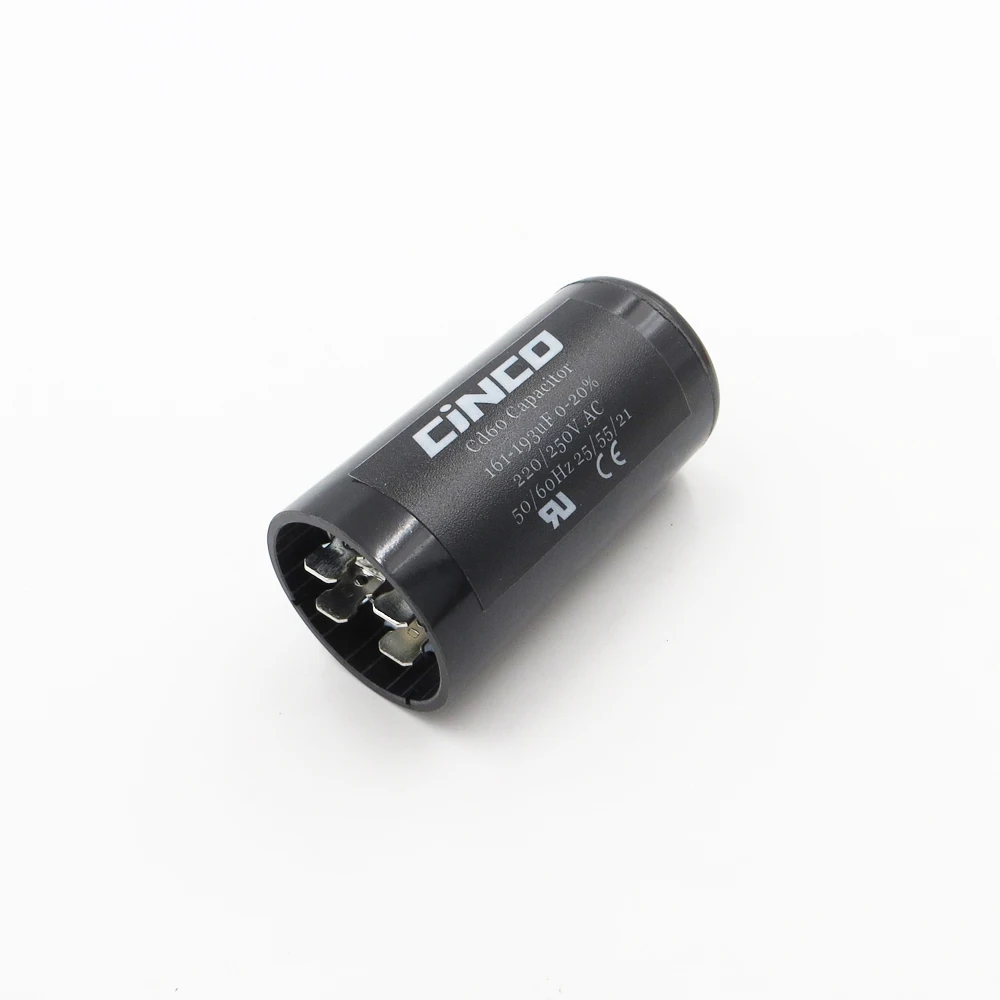 CD60 конденсаторы двигателя стартера RV Пуск 161 мкФ 193MFD 220V 250V 275V 193 mf uF компрессор HVAC