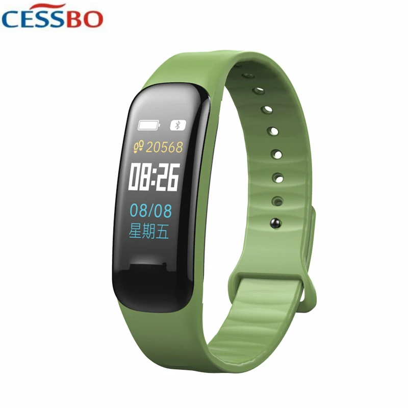 

Цветной светодиодный сенсорный экран C1, умный Браслет для здоровья, умный фитнес-трекер, пульсометр, пресс для крови, измеритель калорий для...