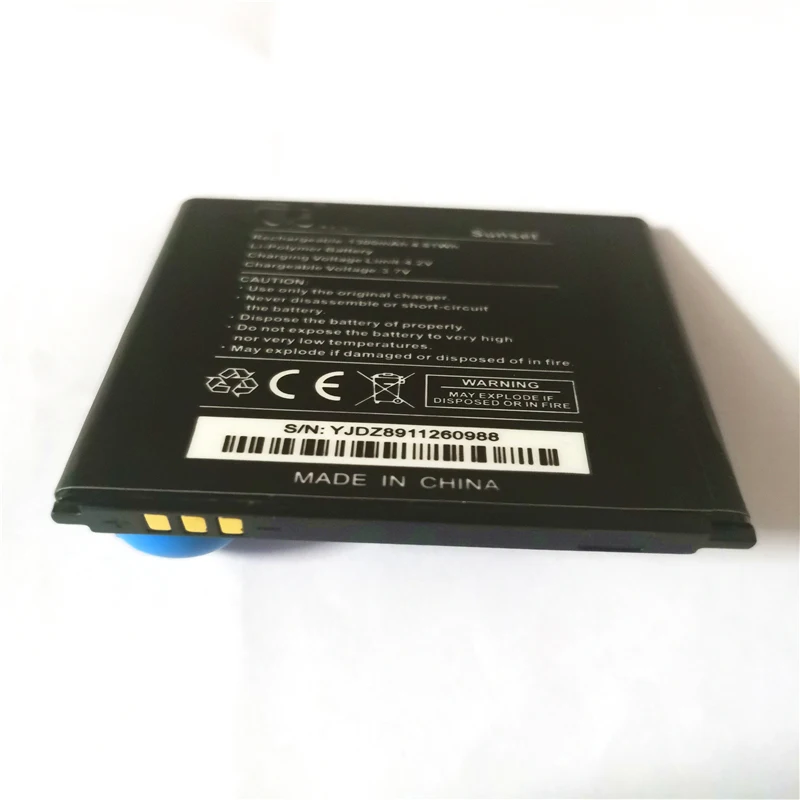 Новый оригинальный аккумулятор для Wiko Sunset 1300mAh 3 7 v 4.81wh высокое качество Мобильный