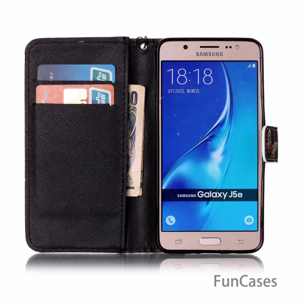 Цветной чехол для samsung J3 J5 J7 2016 (6) SM J510F fundas Galaxy J510 + держатели карт|Бамперы| |