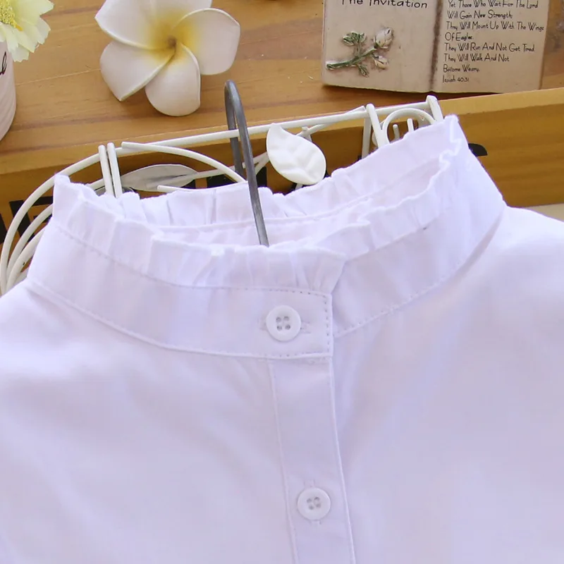 Воротник-стойка для детей YSMILE Y белая блузка съемный воротник |