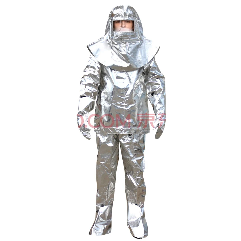 Огнеупорный Бесконтактный костюм из алюминиевой фольги материал защита