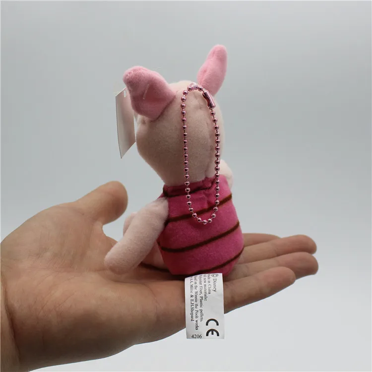 

12piece 10cm original Pig plush Pendant Soft Toys Bouquets small pig cute Keychain toys