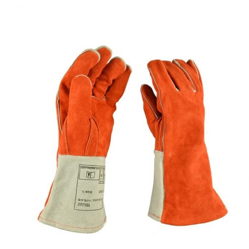 Перчатки для сварки из воловьей кожи комбинированный сварочный инструмент