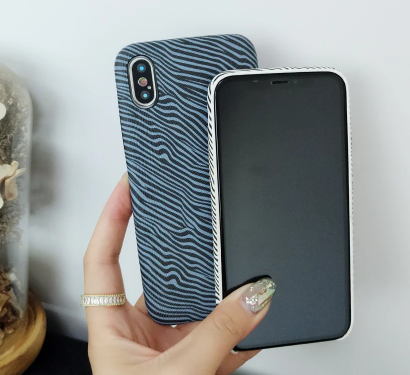 Zebra-stripe PU Leather Cover for Apple IPhone 6S 6SPlus IPhone7 I8 IphoneX 7Plus 8Plus Case Ultra Slim Mobile Phone Back Shell | Мобильные