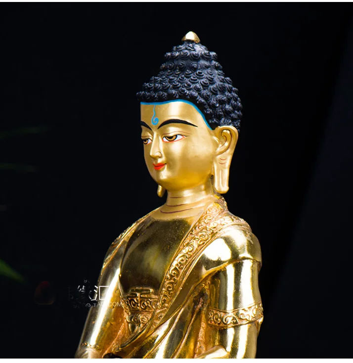 

30CM Large -Special Offer -HOME efficacious patron saint Buddhism India Nepal handmade Gilding merciful Amitabha Buddha statue