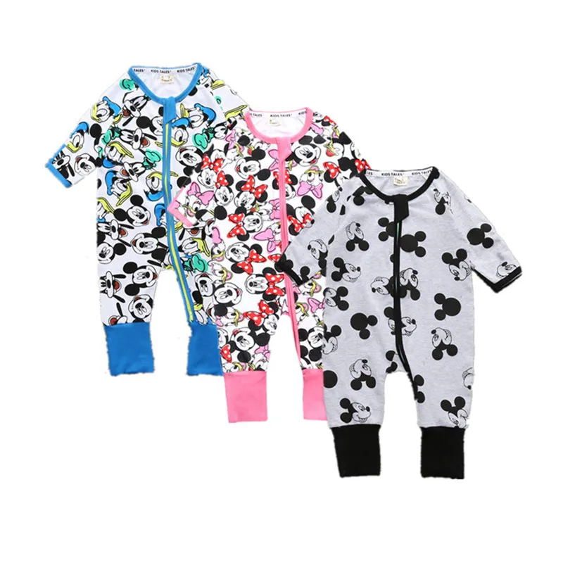 2017 г. Высококачественный Детский комбинезон с длинными рукавами и рисунком из