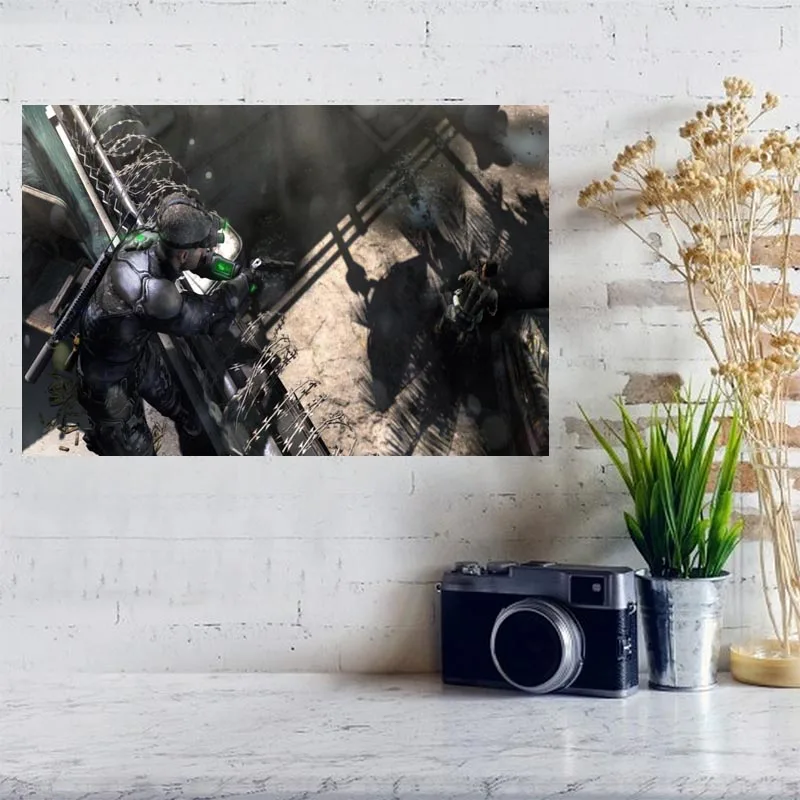 Изготовленный На Заказ Тома Клэнси Splinter Cell Blacklist шелк светильник Холст дома номер