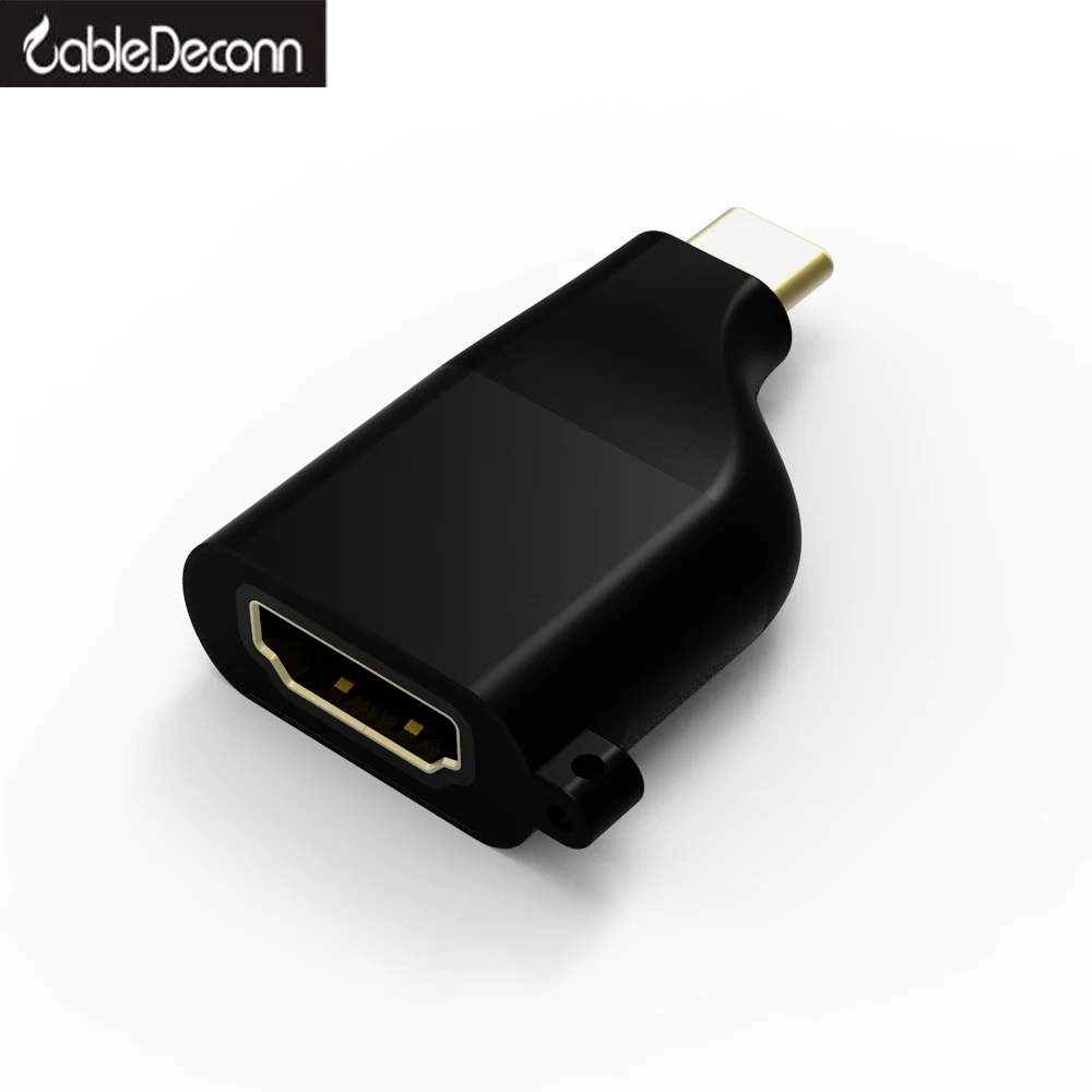 Адаптер с разъемом типа C на HDMI 4K 60HZ USB VGA DP Mini для мужчин и женщин брелоком MacBook 2017