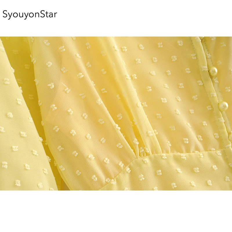 Женское шифоновое платье youyonstar желтые длинные вечерние платья из двух частей с
