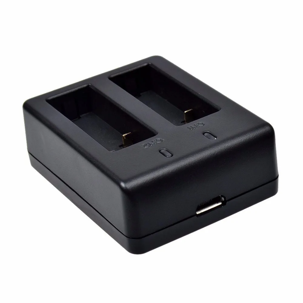2x1050 mAh батарея экшн камеры с USB двойным зарядным устройством для Sj4000 (wifi) Sj5000 SJ6000