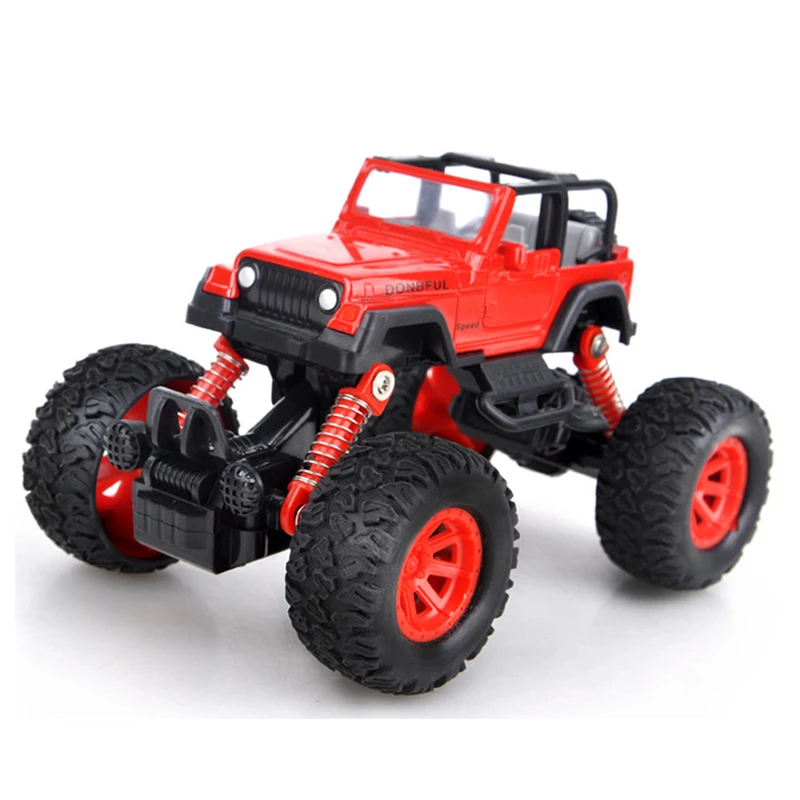 

2018 New Diecast Cars Bus Pickup 1:26 4WD Alloy Big Wheels Shock Resistant Inertia School Bus Die Cast Model Buggy Toy Car Truck