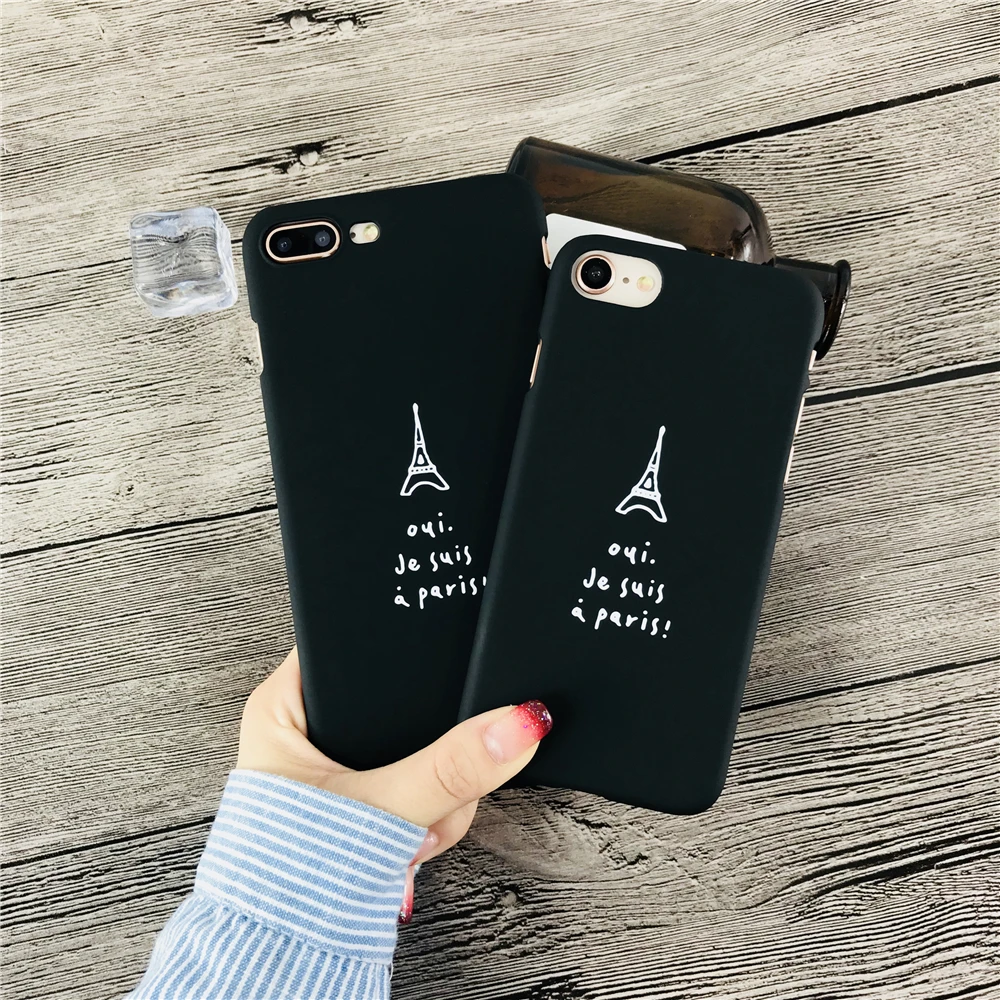 Париж Эйфелева башня Телефон чехол для iPhone 8 простой башни рисунком крышка плюс