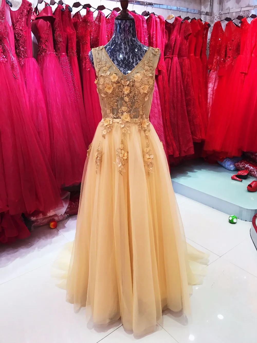 Elie Saab синие вечерние платья размера плюс Тюль Аппликации Длинные вечерние платья V образным вырезом на шнуровке Без Рукавов robe De Soiree
