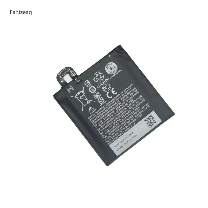 Fahizeag 2435mAh B2PZM100 запасная батарея для HTC Alpine U Play TD-LTE две sim-карты U-2u батареи |