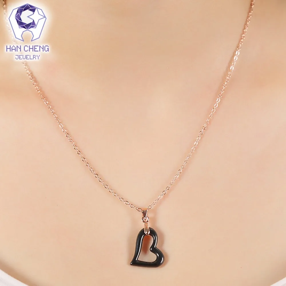 HanCheng Новая модная золотая цепочка ключицы циркония керамические ожерелья и