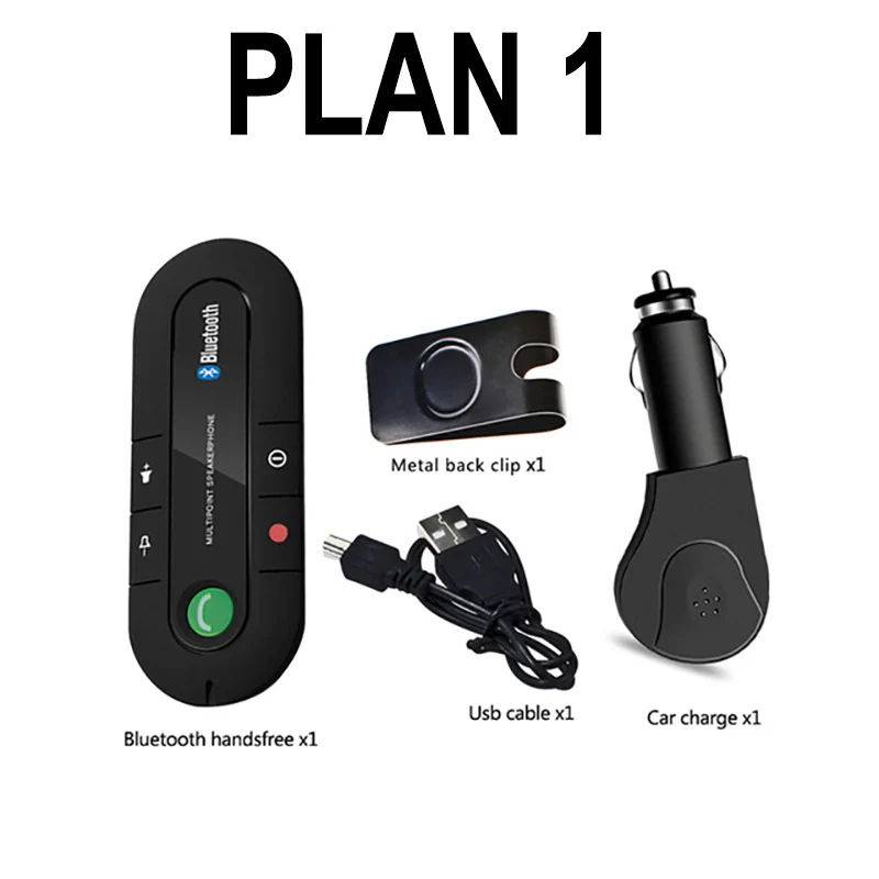 001 Bluetooth автомобильный комплект MP3 музыкальный плеер многоточечный динамик телефон 4,2 EDR Беспроводная гарнитура для наушников для IPhone Android телефон - Название цвета: 001