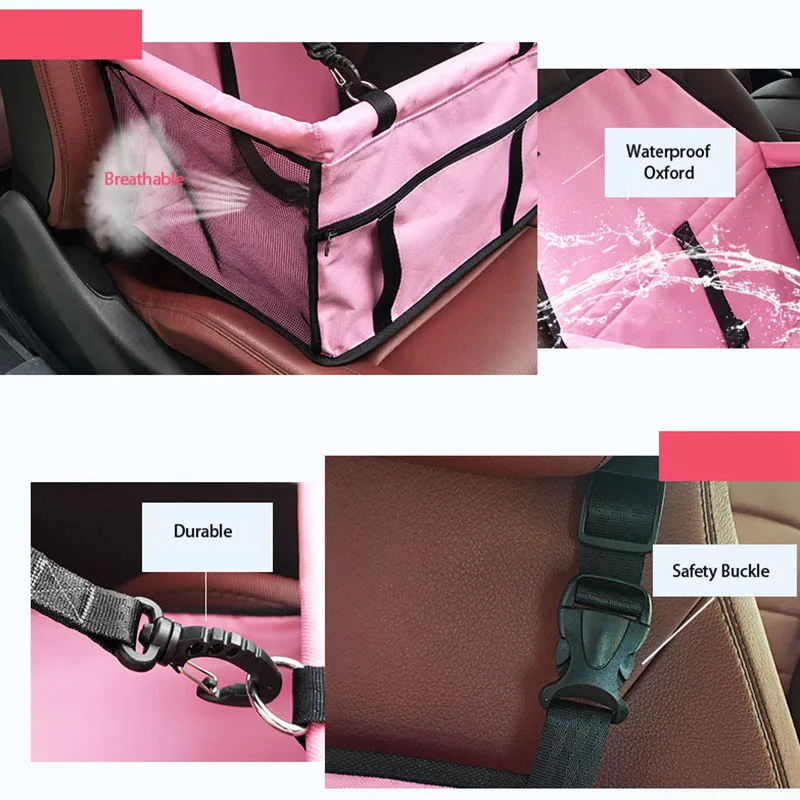 Дорожная переноска для собак подушка сиденья автомобиля безопасная дома кошки