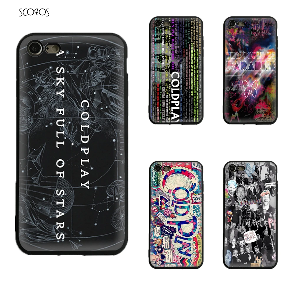 SCOZOS Coldplay Группа Музыка Силиконовые ТПУ чехол для телефона мягкий Iphone 5 5S Se 6 7 8 S