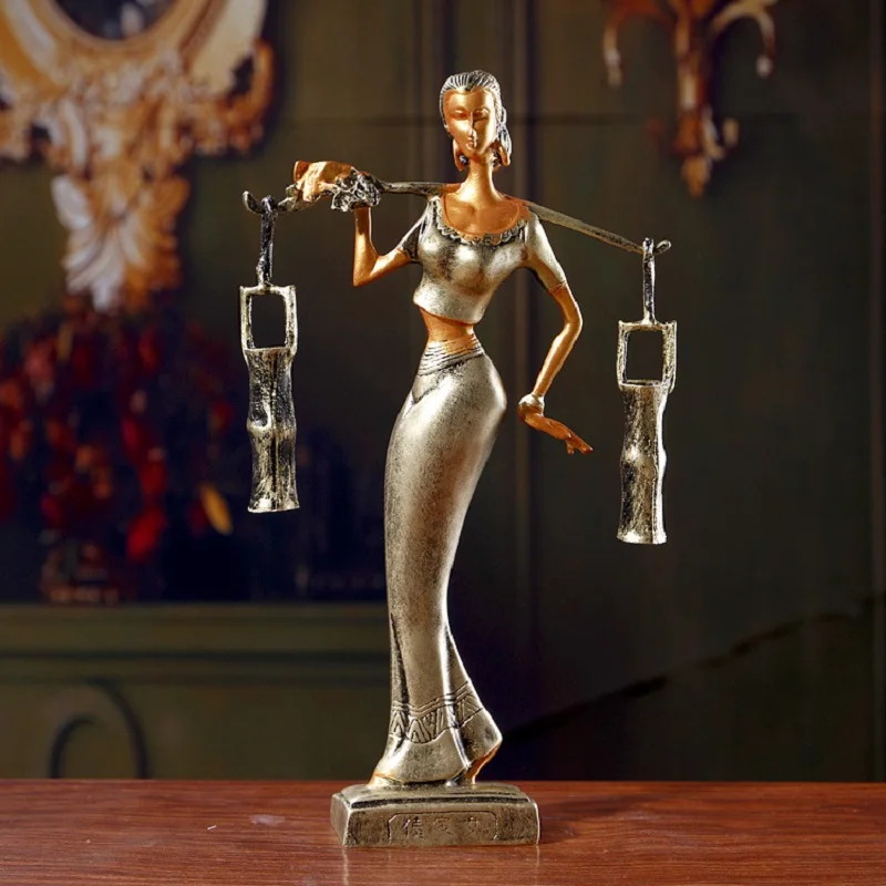 Полимерные фигурки статуи для украшения дома декоративные предметы украшение