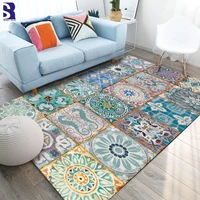 sunnyrain 1 piece retro printed area rugs for living room rugs and carpets for kitchen rug for bedroom slip resistance