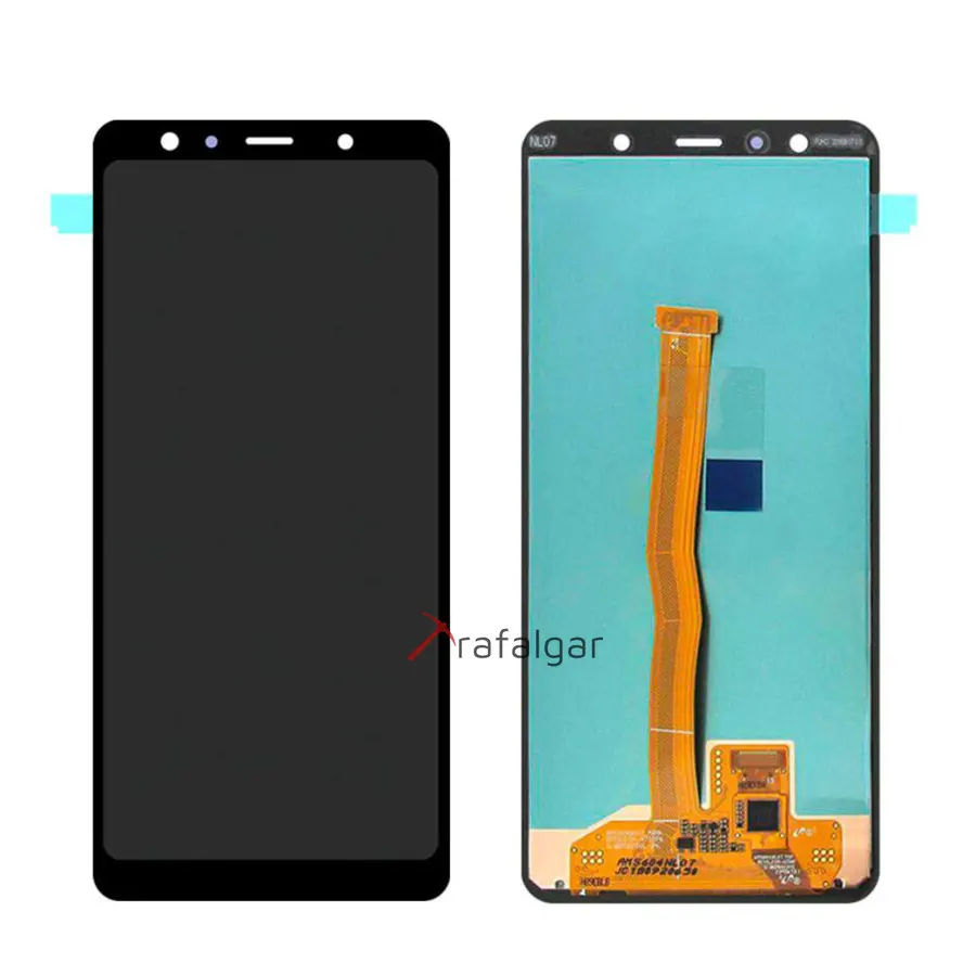 Для SAMSUNG GALAXY A7 ЖК-дисплей сенсорный экран с рамкой A750 A750F SM-A750F/DS SM-A750G экран для SAMSUNG A7 lcd