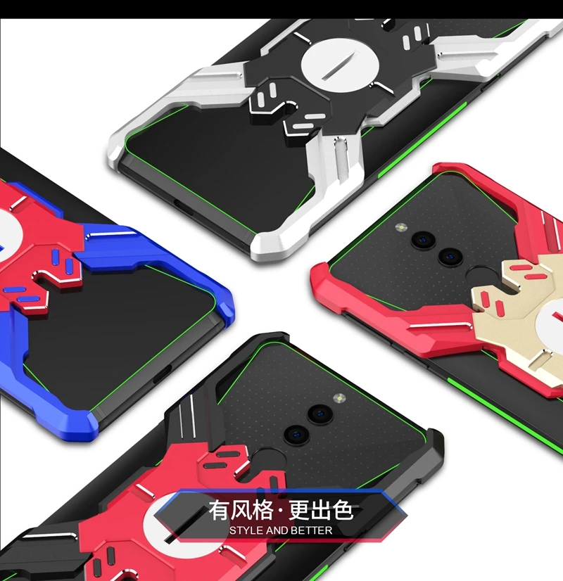 Чехол для Xiaomi Black Shark 2 роскошный металлический противоударный чехол Hero