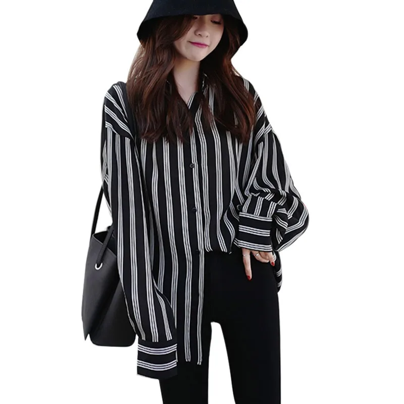 Black White Striped Blouse Womens Tops And Blouses Long Sleeves Women Blusas Mujer De Moda Autumn V Neck Blouse Shirt H9 2 Black White Striped Blouse Womens Tops And Blouses Long Sleeves Women Blusas Mujer De Moda Autumn V Neck Blouse Shirt H9 2
