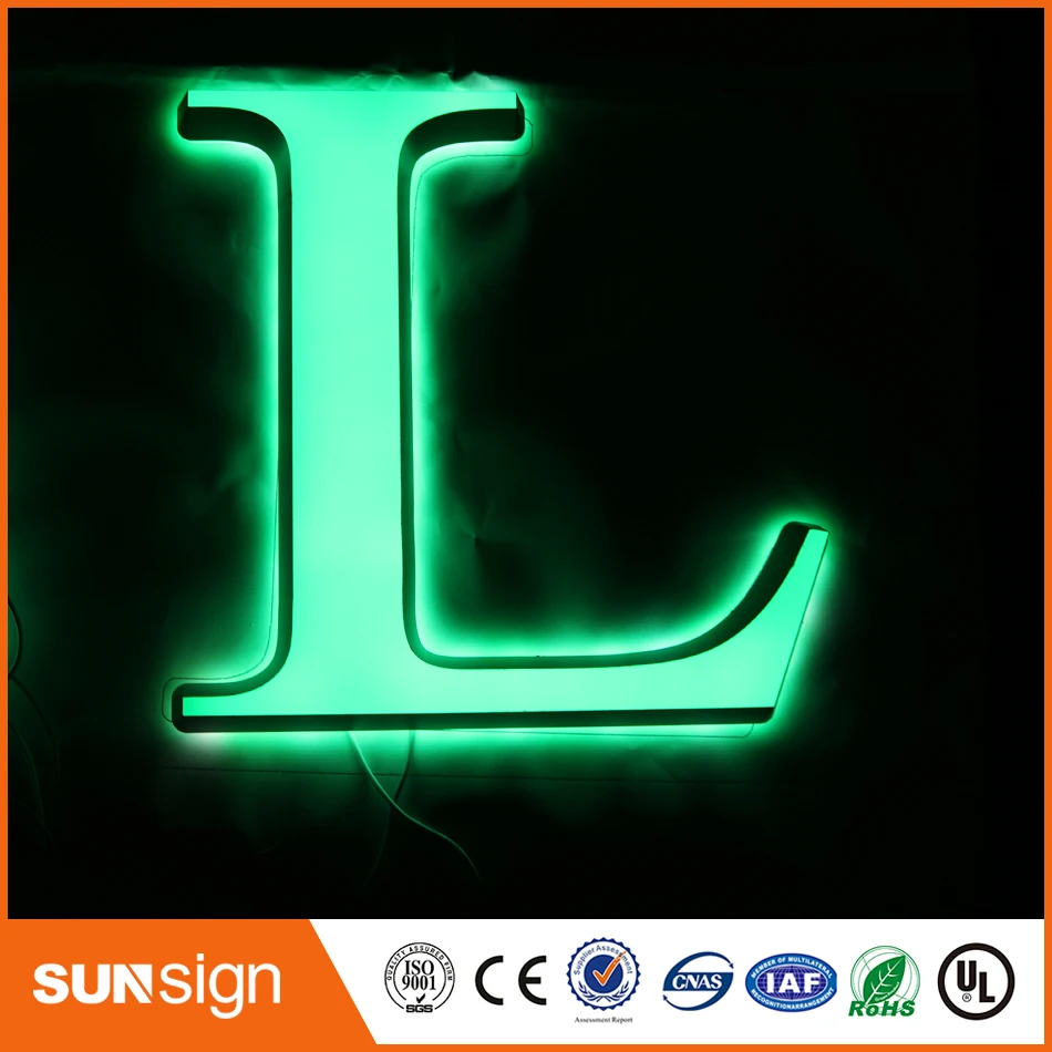 Custom diy store decorative illuminated sign letters