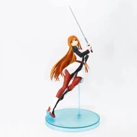 anime sword art online theater edition yuuki asuna pvc action figure collectible model doll kids toys 18cm