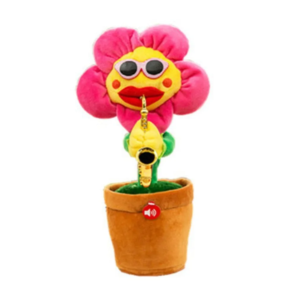 Пение Танцы саксофон игрушка-Подсолнечник Bluetooth зарядное устройство usb игрушка |