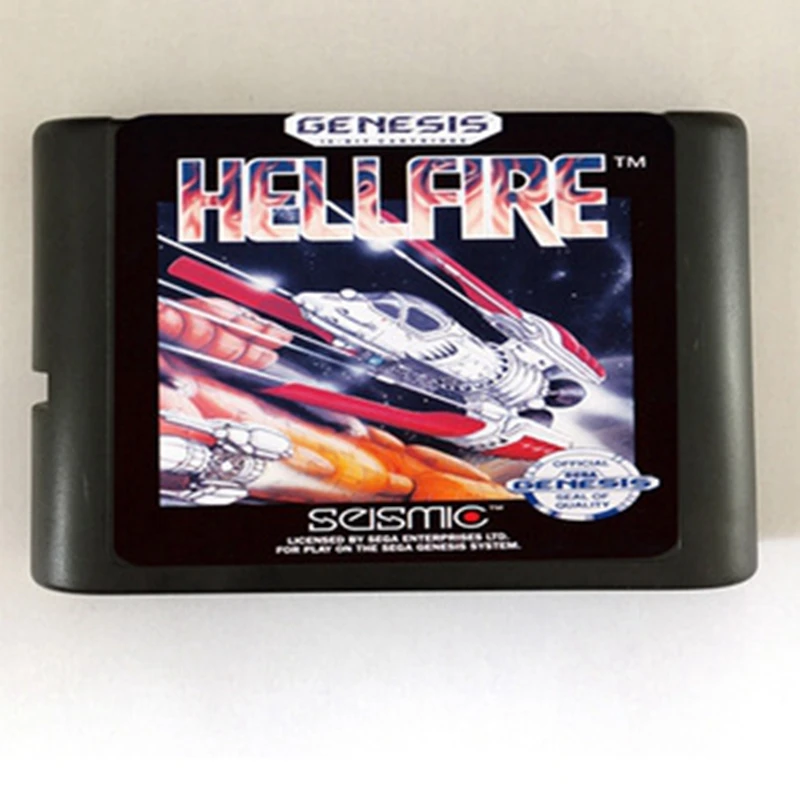 Картридж для игры Hell Fire новейшая 16-битная игровая карта Sega Mega Drive / Genesis System |