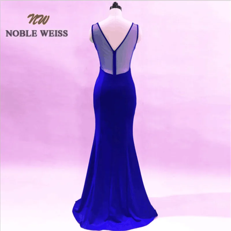 NOBLE WEISS In Stock Prom Dress Deep V Neck Cutaway Sides Hot Sell Evening Wear Formal Slim Simple Party Gowns | Свадьбы и торжества
