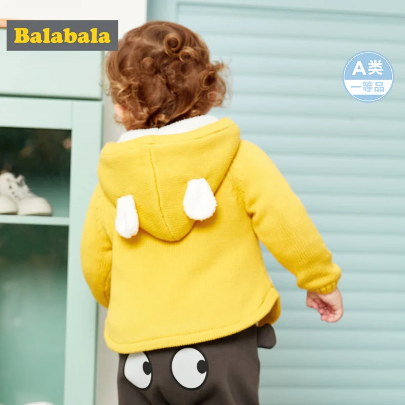 Детская куртка Balabala с капюшоном и флисовой подкладкой текстурированная