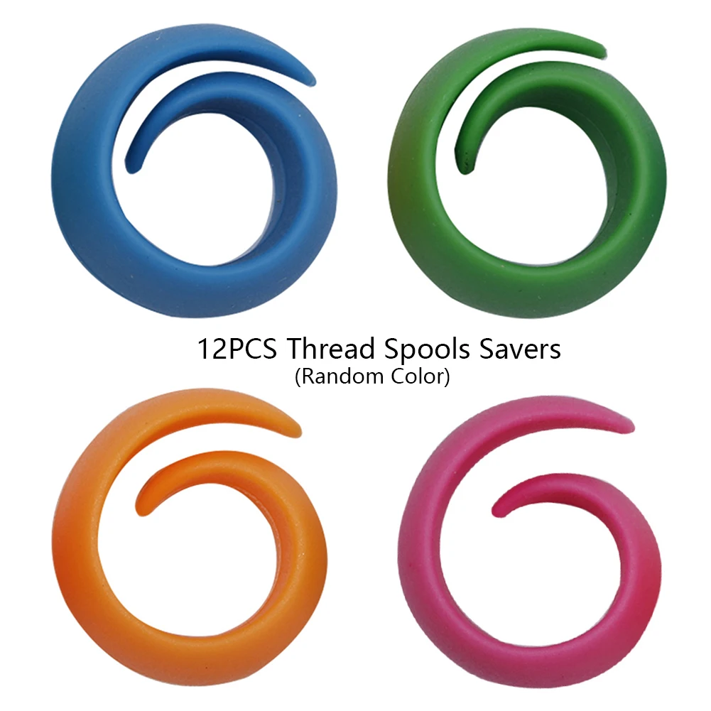 Силиконовая фиксация Полезная прочная Предотвращающая размотку резьбы катушки