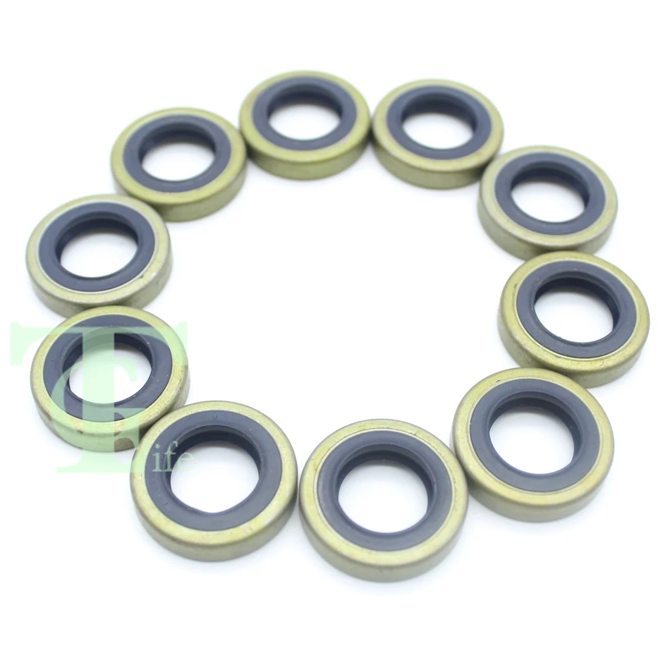 

10Pcs/lot Oil Seal Seals Set For JONSERED 625 630 670 Super II 670 Champ BC2255 FC2255 FC2255W RS40 RS51 RS52 Chainsaw Parts