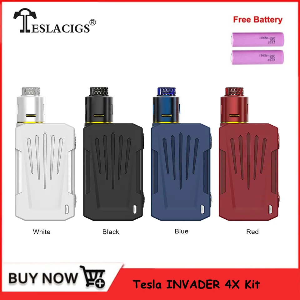 Оригинальный Tesla Invader 4X Vape комплект 280 Вт 5 уровней переменное напряжение и одна